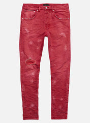 JEANS MORADO P001-HSRO222 ROJO