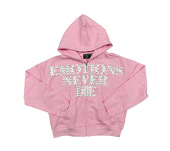 MIXED EMOTION Pink ‘End’ Hoodie