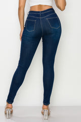 HIGH WAISTED Lo-126 Dark Blue LOVER BRAND FASHION