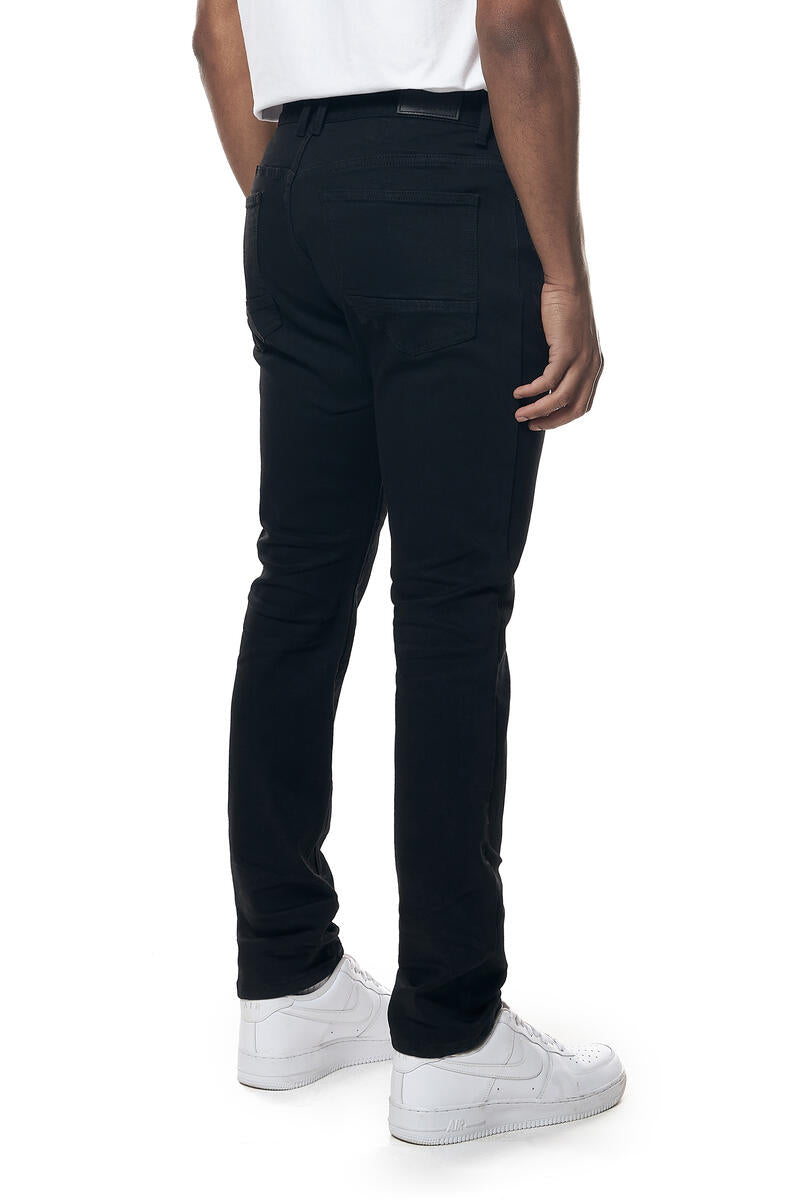 SMOKE RISE  ESSENTIAL CLEAN JEAN BLACK (JP23101)