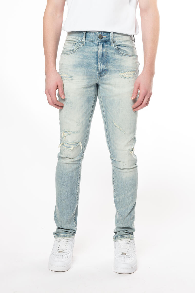SMOKE RISE VINTAGE WASHED ELM BLUE JEANS (JP24101)