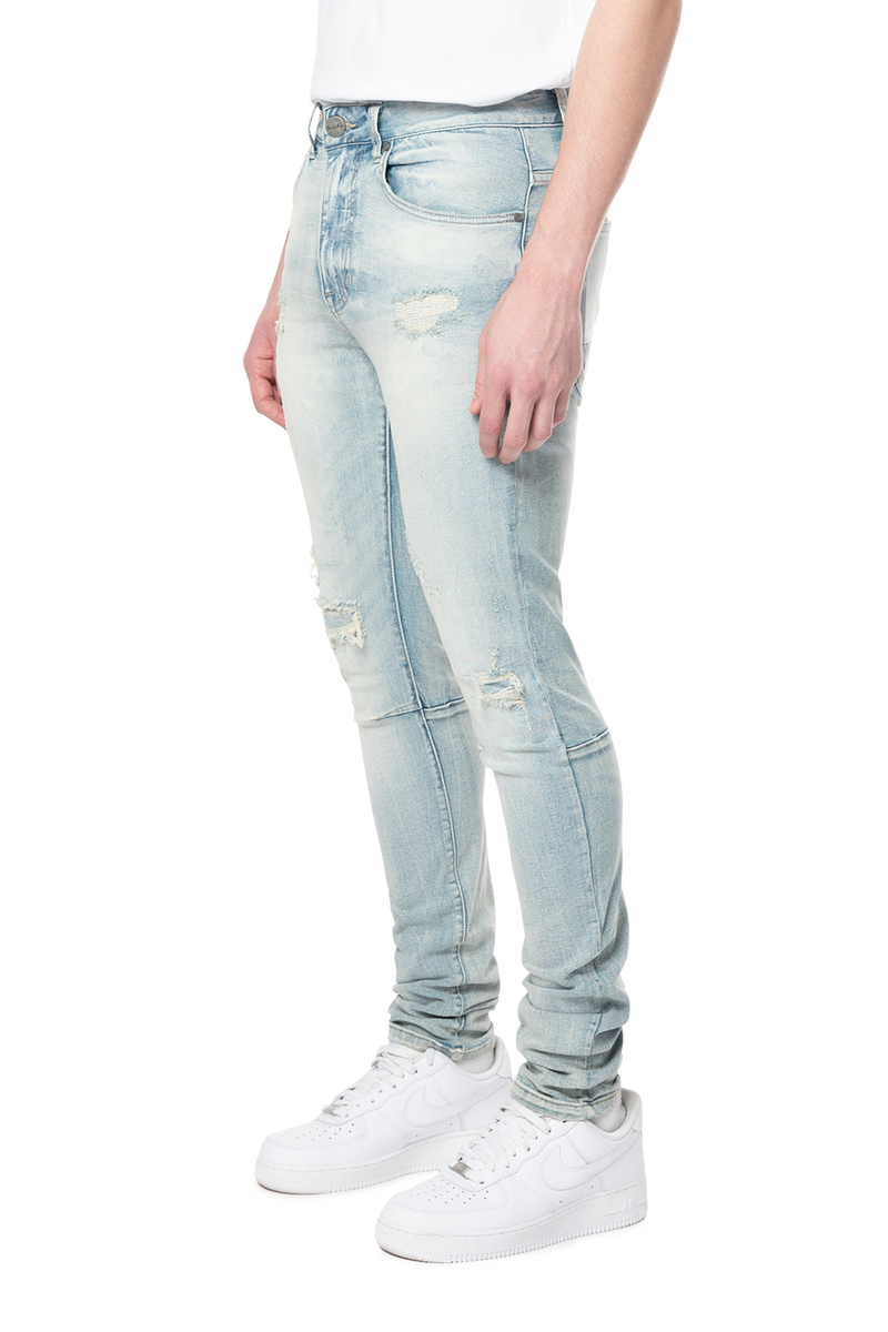 SMOKE RISE VINTAGE WASHED ELM BLUE JEANS (JP24101)