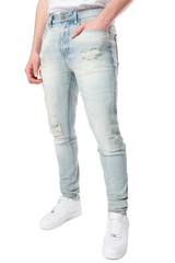 SMOKE RISE VINTAGE WASHED ELM BLUE JEANS (JP24101)