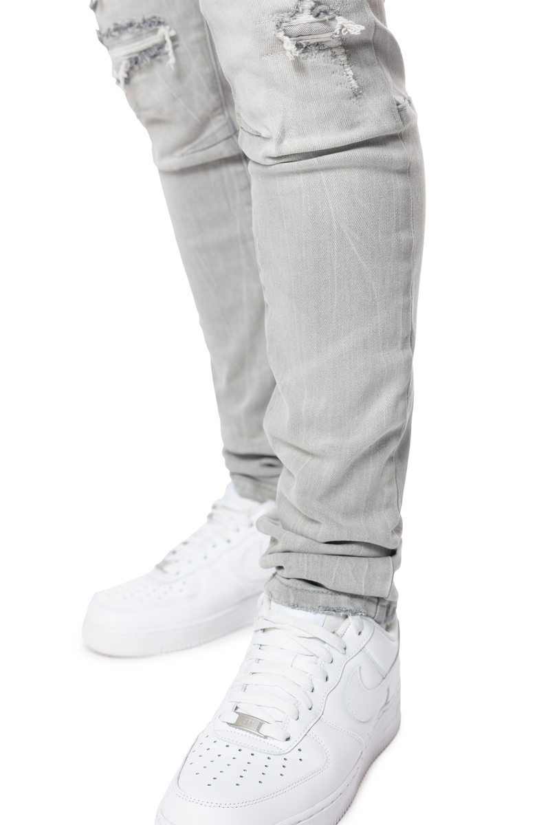 JEANS LAVADOS VINTAGE SMOKE RISE JP24101 GRIS NUBE