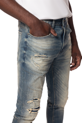 SMOKE RISE VINTAGE WASHED JEANS (JP24101)