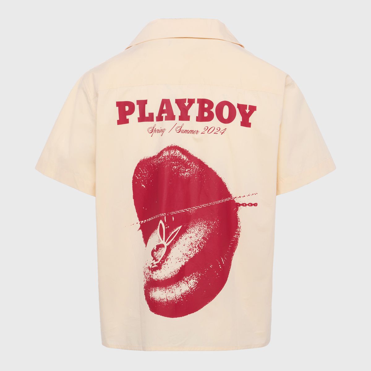 Camisa abotonada Playboy para hombre HFPB202407-4
