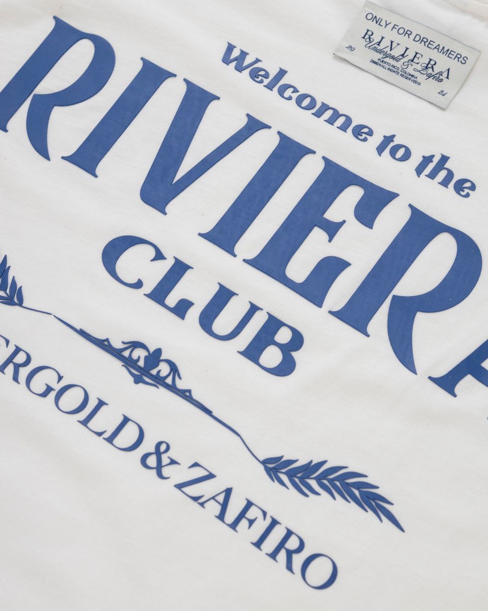 Camiseta UNDERGOLD Riviera Club Blanca 12047