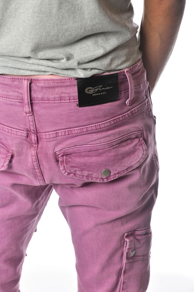 GUNZINII ZINII WARRIOR FLARE CARGOGZ306 VIOLET MAUVE.