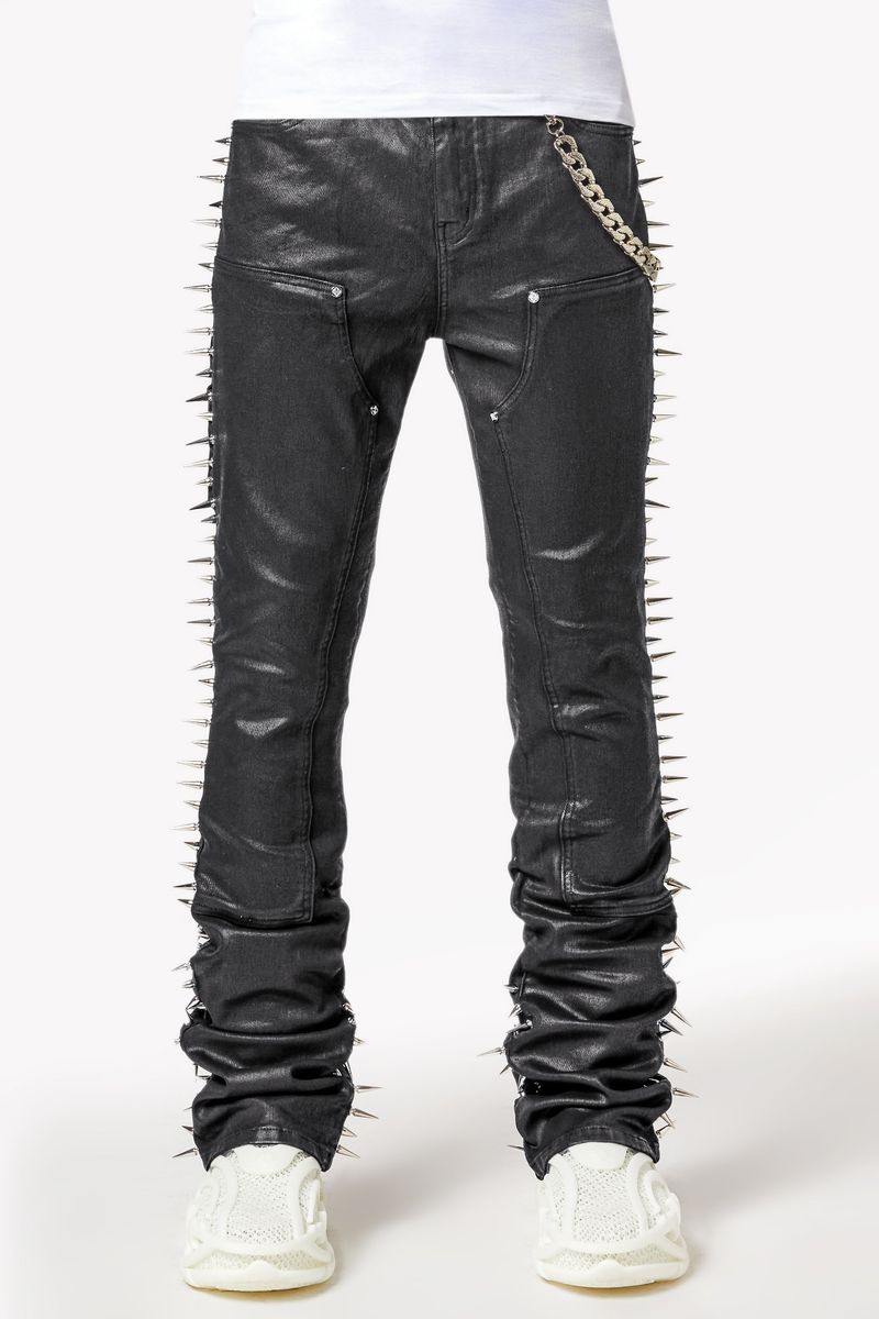 GUAPI Obsidian Black Spikes Denim Obsidian-Black-Spikes-Denim