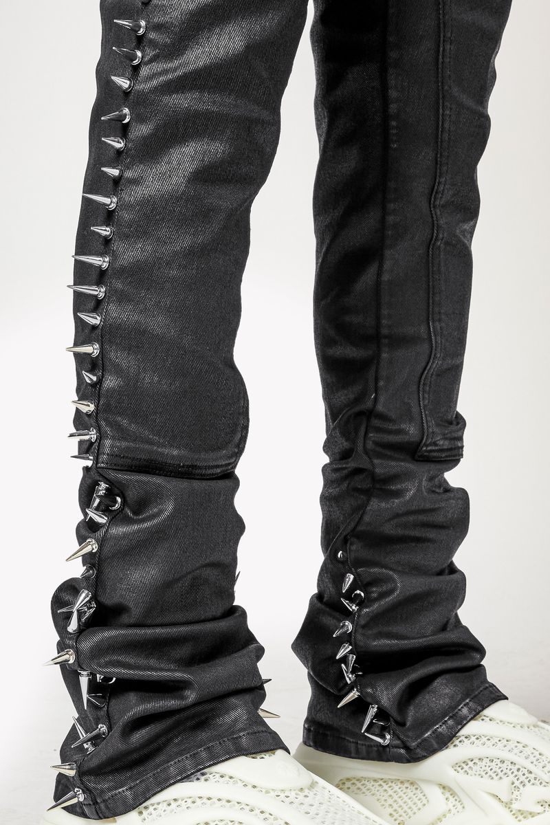 GUAPI Obsidian Black Spikes Denim Obsidian-Black-Spikes-Denim