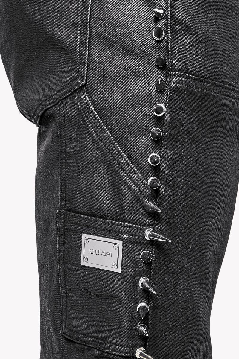 GUAPI Obsidian Black Spikes Denim Obsidian-Black-Spikes-Denim