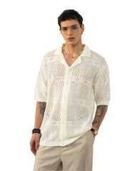 Camisa de dieciocho botones, color blanco (18PL30)
