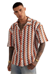 PLUS EIGHTEEN COLOFUL SHIRT 2 ORANGE