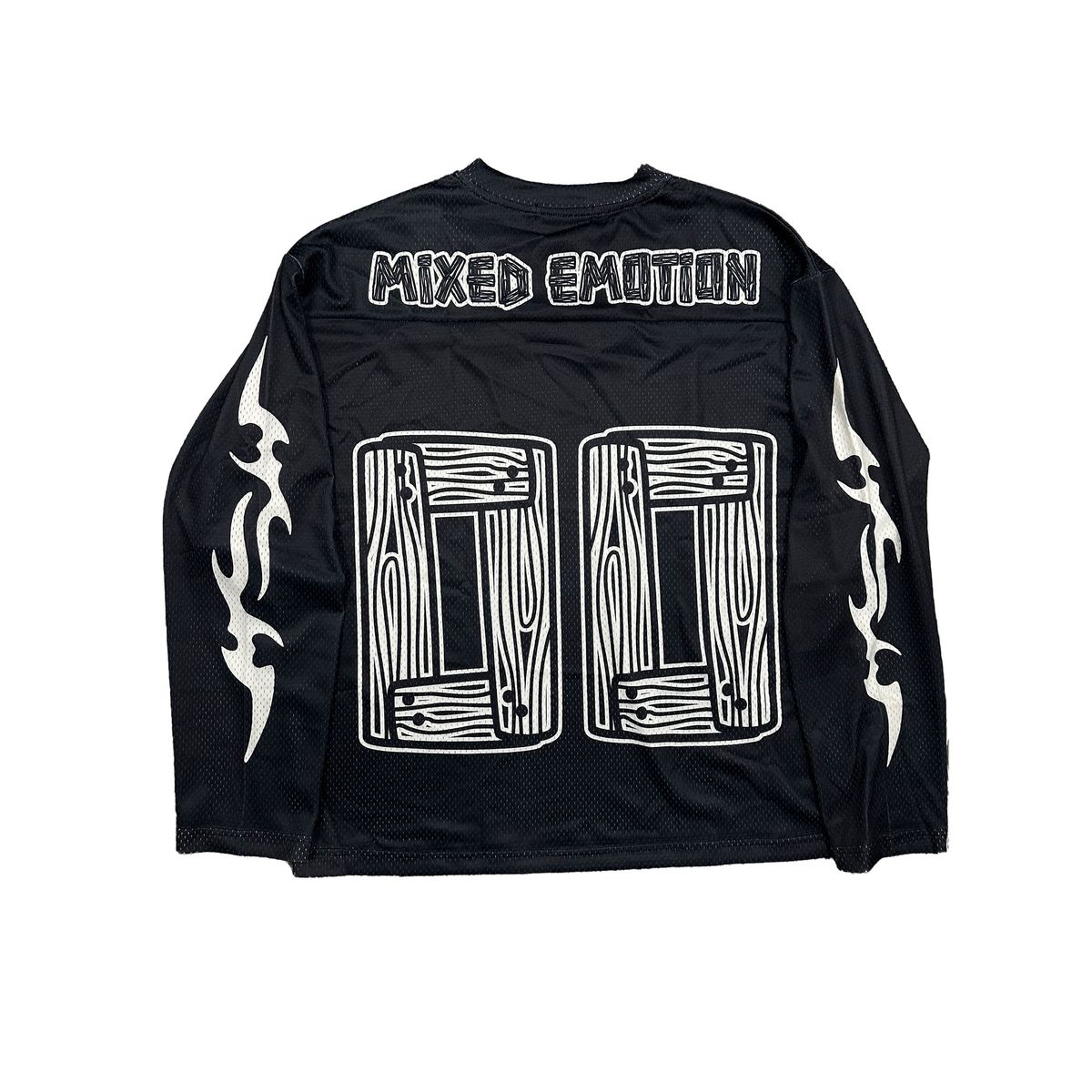 MIXED EMOTION SET OVERSIZE Black 'Lightning' Long Sleeve