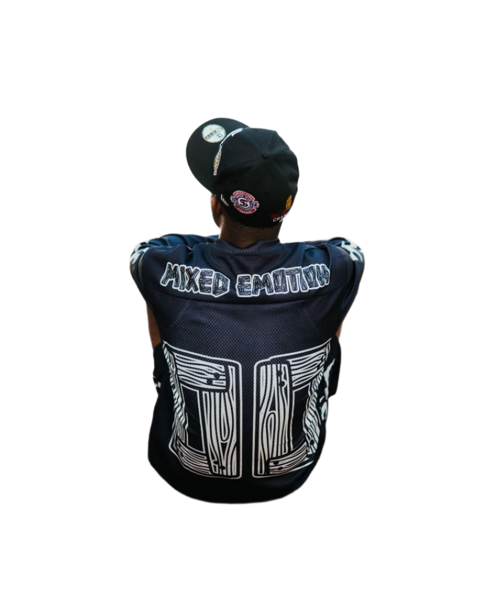 MIXED EMOTION SET OVERSIZE Black 'Lightning' Long Sleeve