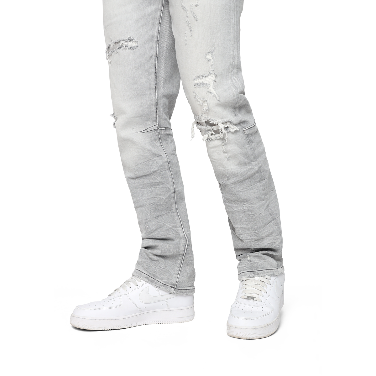 SMOKE RISE HEAVY WHISKER EFFECT JEAN RUBIO GREY(JP25508)