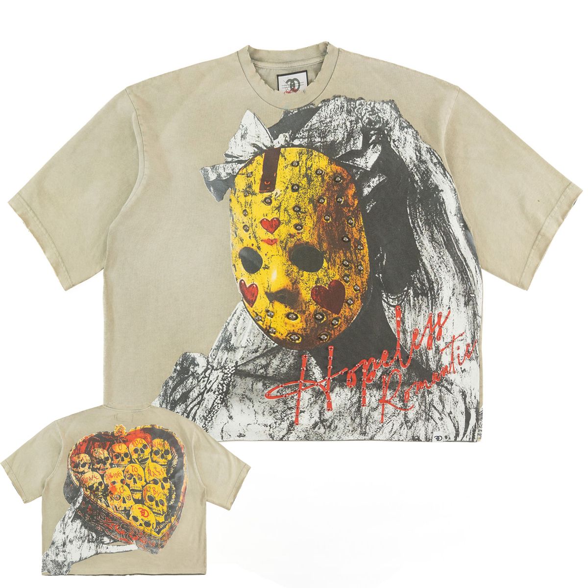 FROST HOPELESS ROMANTIC CROPPED TEE F182