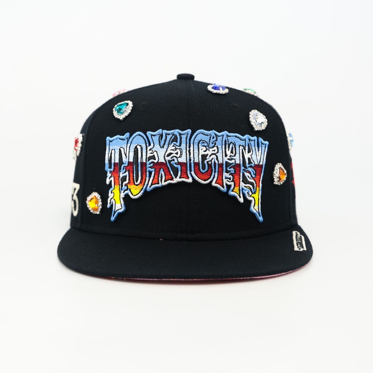 TOXICITY TOXICITY 333 SNAPBACK TD001-900-TOX333 BLACK Snapback Hats