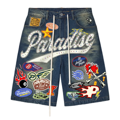 PARADISE LOST SHORT Paradise Patchwork Shorts (PL00863)
