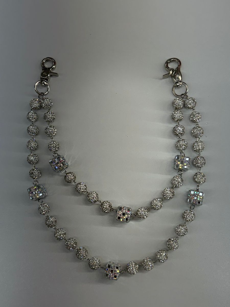 DRUNZ White.Silver.Square Chain (DZ4046)