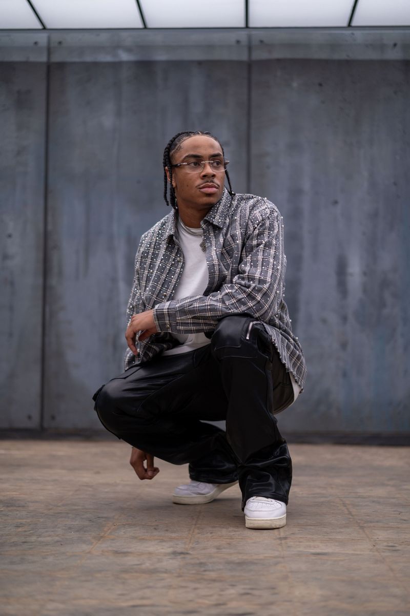 PAPER MONEY CARGO PANT (NIGHTRIDER LEATHER) PANTS BLACK 1018