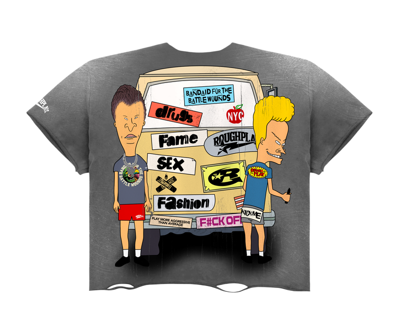 ROUGH PLAY T-SHIRT (BEAVIS & BUTTHEAD VAN SHIRT)