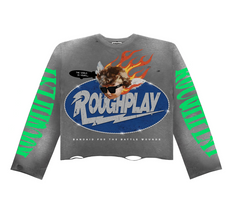 ROUGH PLAY LONG-SLEEVED T-SHIRT (SOULBOY LONG SLEEVE (GRY))