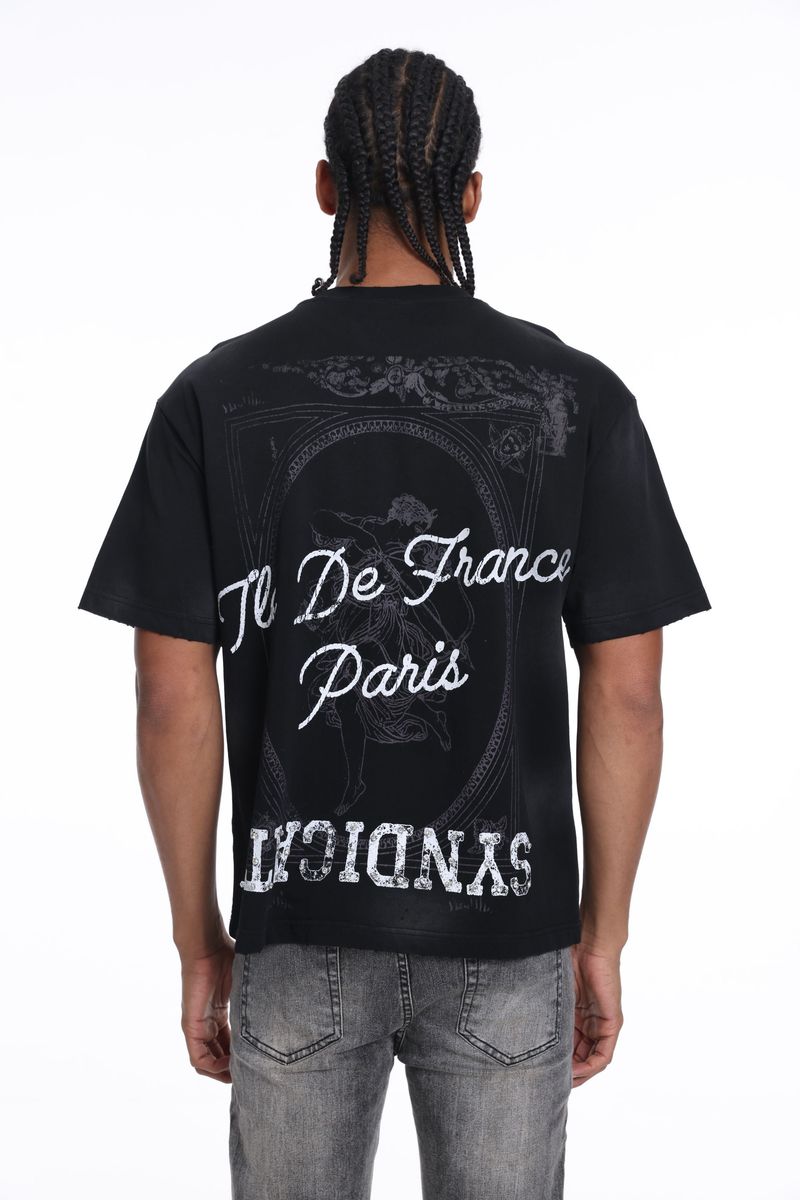 THE SYNDICATE t-shirts Capital P" Black/OS (SYN_TEE 1 (2))