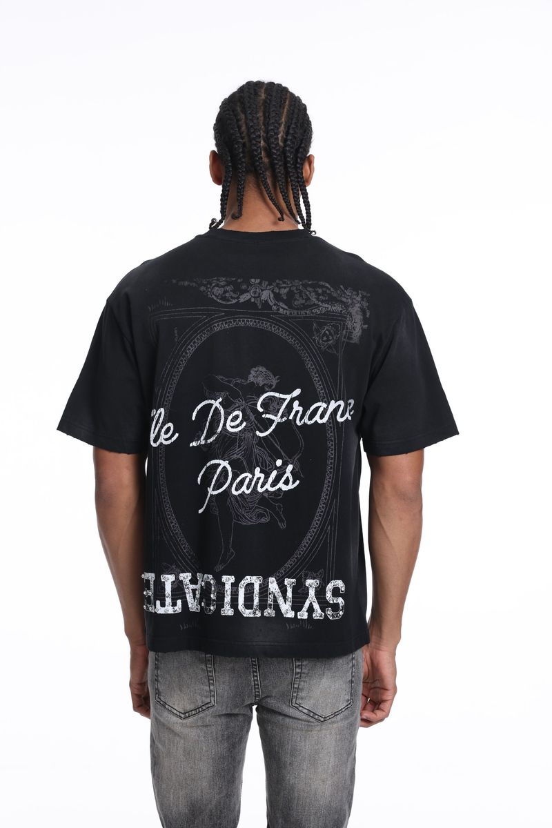 THE SYNDICATE t-shirts Capital P" Black/OS (SYN_TEE 1 (2))