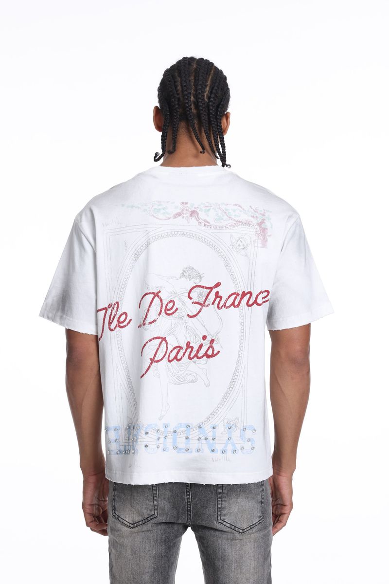 THE SYNDICATE t-shirts "Capital P" White/OS (SYN_TEE 1)