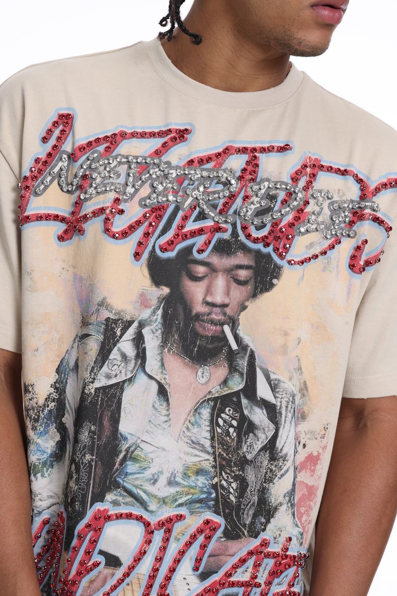 THE SYNDICATE t-shirts "LND Tee" Beige (SYN_TEE 4)