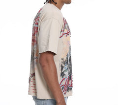 THE SYNDICATE t-shirts "LND Tee" Beige (SYN_TEE 4)