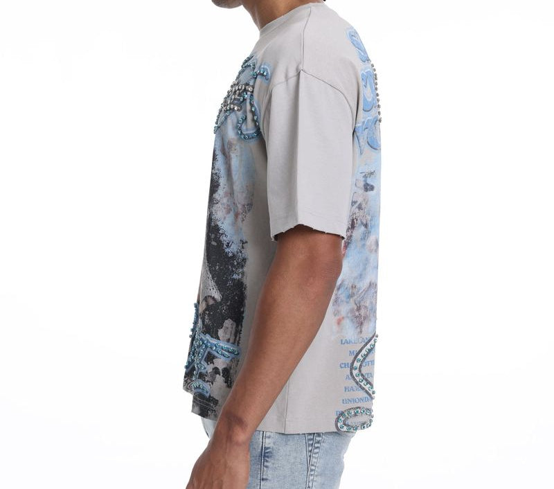 THE SYNDICATE t-shirts "LND Tee" Grey (SYN_TEE 5)