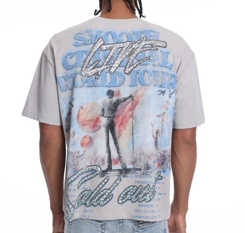 THE SYNDICATE t-shirts "LND Tee" Grey (SYN_TEE 5)