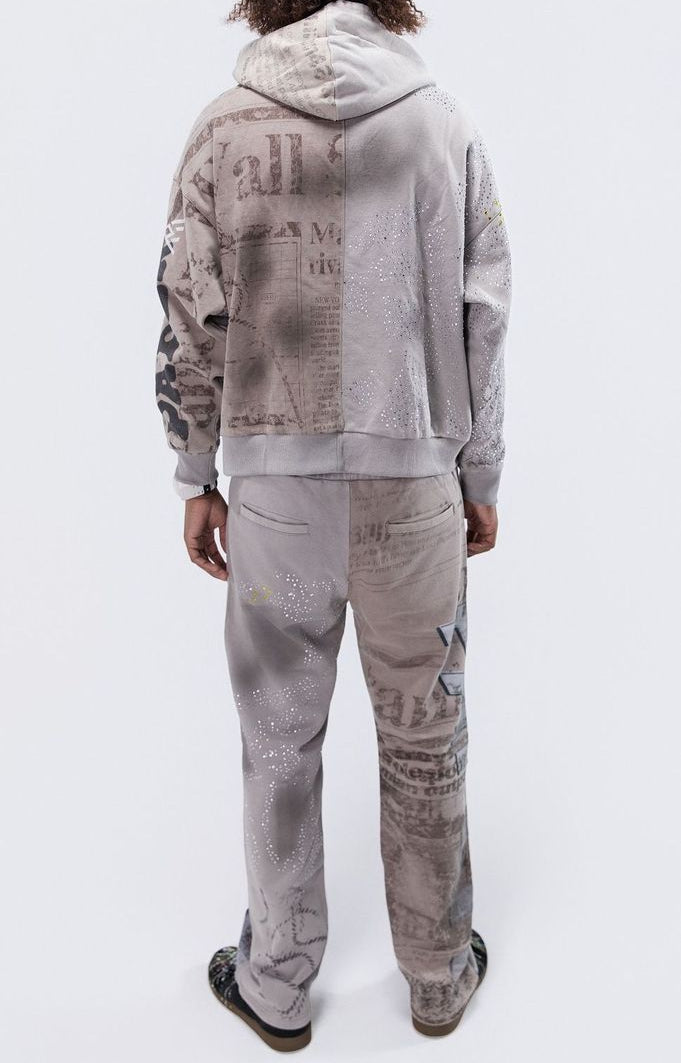 PAPER MONEY SET PAPER ZIP HOODIE /PAPER SWEAT PANTS