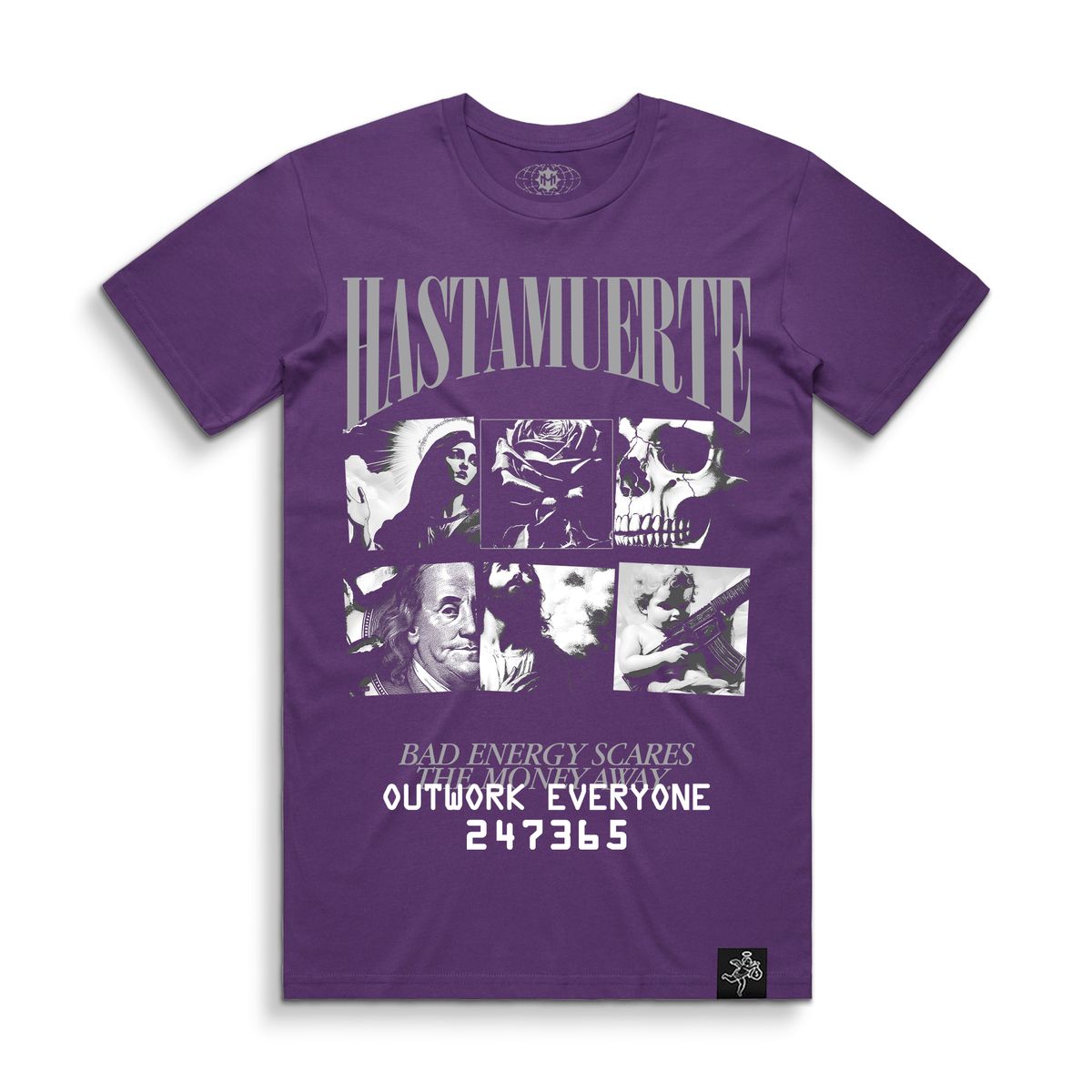 HASTA MUERTE T-SHIRT OE Images Black STYLE AS5001