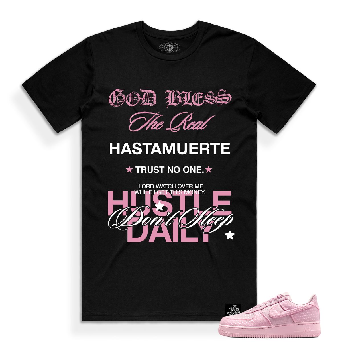 HASTA MUERTE t-shirt Hustle Under God - WP (Hustle Under God - WP)