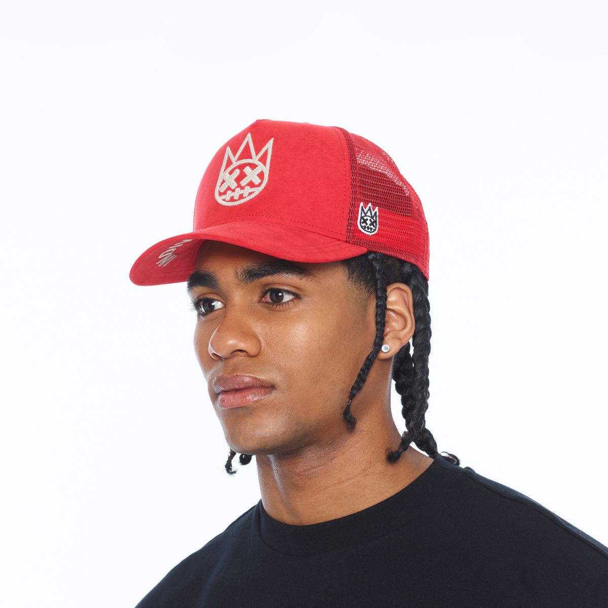 CULT OF INDIVIDUALITY HAT LOGO MESH BACK TRUCKER CURVED VISOR (626BC-CH38A)