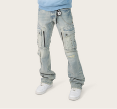 SMOKE RISE utility pants (JP26S443) LAZY STACKED FIT