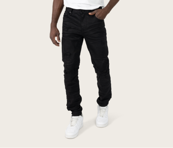 SMOKE RISE AUTHENTIC WASHED JEANS (JP26S103)