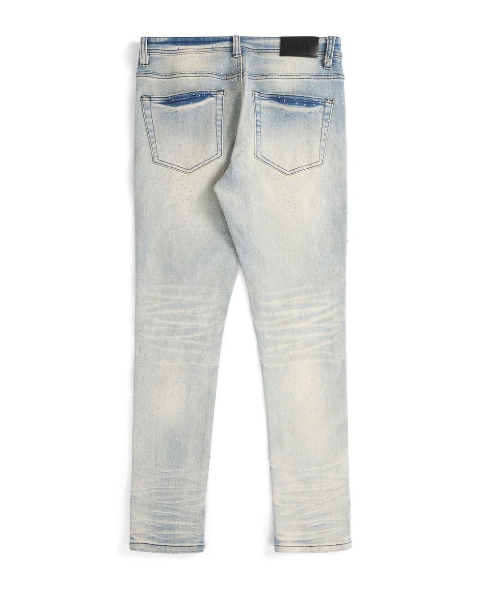 GFTD LA PANTS Dagger Patch Skinny Denim