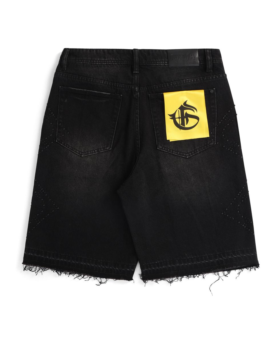 GFTD LA Vices A Paris Blk Shorts pants