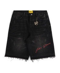 GFTD LA Vices A Paris Blk Shorts pants
