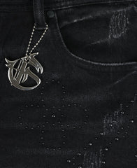 GFTD LA Vices A Paris Blk Shorts pants