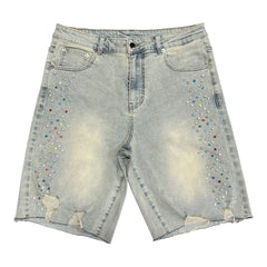 CONCEPT LA short "Elliot" Vtg Blue Wash (CSHORTS_7)