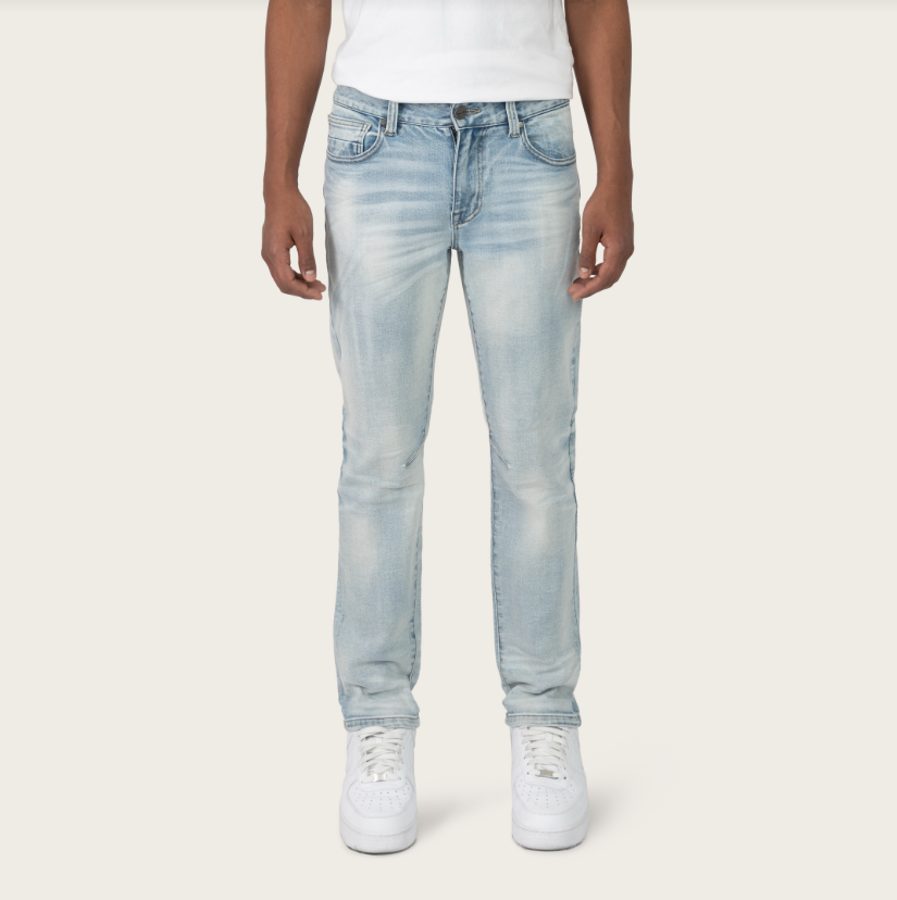 SMOKE RISE ESSENTIAL DRY EFFECT WASHED JEANS (JP26S102)