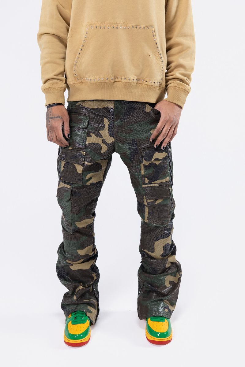 PAPER MONEY CARGO PANTS CAMO (PM1100)
