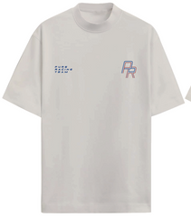 PURE Overdrive Ivory Racing Lines T-Shirt (PUR22282-22)