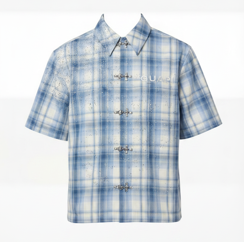 GUAPI SHIRT Glacier Plaid Shirt