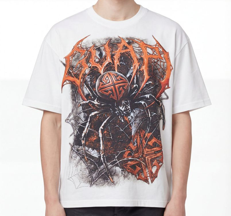 GUAPI T-SHIRT White Spider Tee